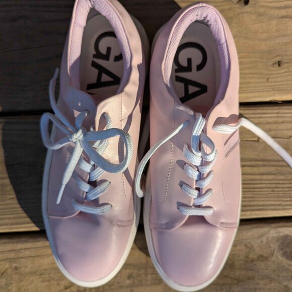 Ganni pink platform sneakers - Picture 3 of 4